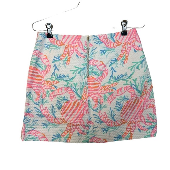 Lilly Pulitzer Marigold crab mini converted skirt 0 - Picture 6 of 8